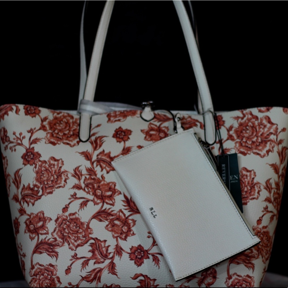 Ralph Lauren reversible tote floral